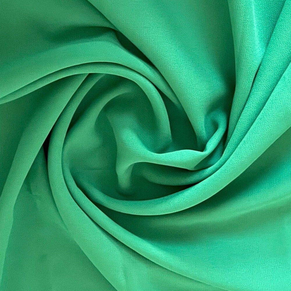 Green Chiffon Georgette Fabric
